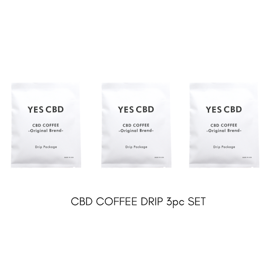 YES CBD COFFEE（CBDコーヒー/ドリップバッグ）3pc SET